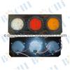 HIGH QUALITY!!! Trailer LED Three Color Iron Tail Light With Waterproof