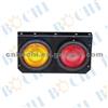 HIGH QUALITY!!! Trailer Two Color Bubble-Type Iron Tail Light