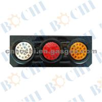 HIGH QUALITY!!! Trailer LED Three Color Iron Tail Light