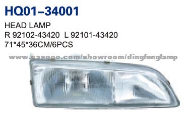 H100 PANEL VAN 1993 Headlight 92102-43420 92101-43420