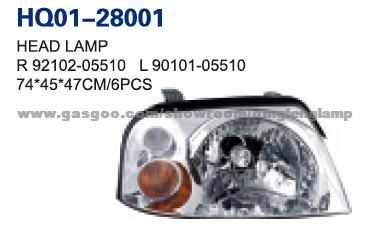 ATOS 04/SANTRO Head Lamp Headlight 92102-05510 92101-05510