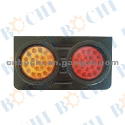 HIGH QUALITY!!! Trailer LED Two Color Iron Tail Light