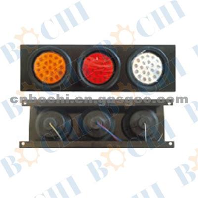 HIGH QUALITY!!! Trailer LED Three Color U Type Iron Tail Light