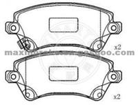 Semi Metallic Toyota Corolla Brake Pad OEM 0446502150