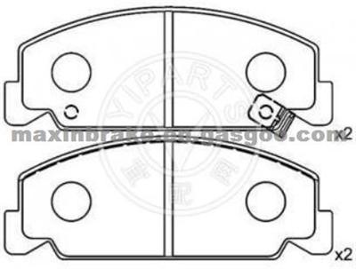 Semi Metallic Honda Brake Pad D272 OEM 45022-SA3-G10