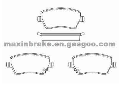 Semi Metallic Nissan Micra Brake Pad OEM D10601HA0A