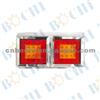 HIGH QUALITY!!! LED Truck Tail Light With Electroplate ( Two Lattices)For Mitsubishi/Hino