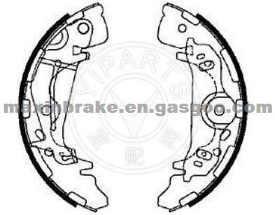 Hyundai Brake Shoe Oem 58305-4AA30