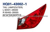 HYUNDAI Sonata 11 Taillight 92401-3S020 92402-3S020