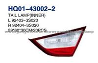 Sonata 11 Taillight 92403-3S020 92404-3S020