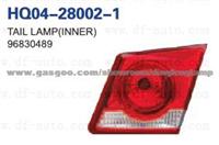 CHEVROLET CRUZE 2009 TAILLIGHT 96830489