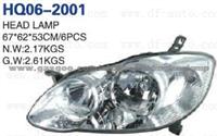 TOYOTA COROLLA 2003 HEADLIGHT HEAD LAMP