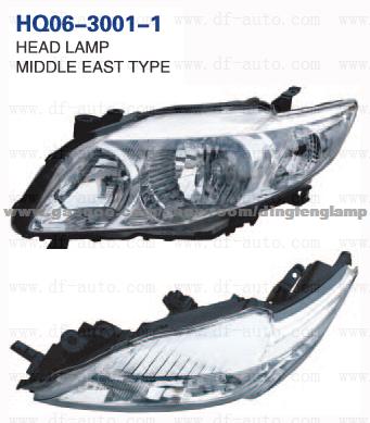 TOYOTA COROLLA 2008 HEADLIGHT HEAD LAMP