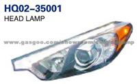 KIA K3 2012 Headlight Head Lamp 92101-B5000 92102-B5000