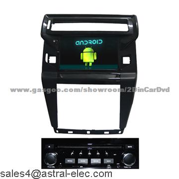 OEM Manufacturer Citroen C-Quatre 2 Din Car DVD Player With Radio, TV, GPS