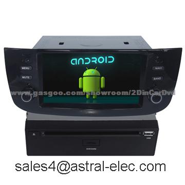 OEM Manufacturer HD In Car Radio DVD Player Central Audio System For FIAT Linea / Punto, With TV, GPS, WiFi/3G