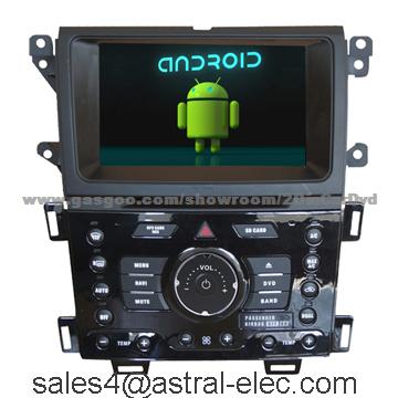 China Exporters Ford Edge 2014 Android System Car DVD Players 8-Inch Panel With TV, Radio, VCD Player, CD Player