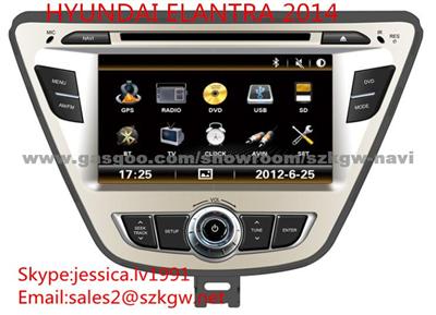Car Dvd Player Car Multimedia Player For HYUNDAI ELENTRA 2014