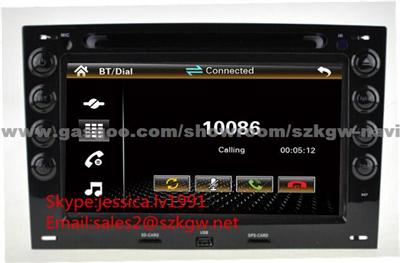 Dual Din Car DVD Player With Accurate Navigations Sytem Multimedia For RENAULT MEGANE 1