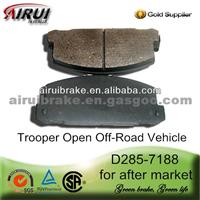 D285 OE Quality Brake Pad For Trooper Open Off-Road Vehicle(UBS)