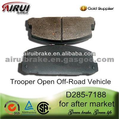 D285 OE Quality Brake Pad For Trooper Open Off-Road Vehicle(UBS)