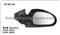 Rearview Mirror   for Hyundai Sonata 87605-38200,87606-38500