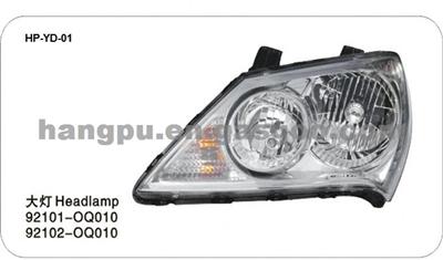 Headlamp for Hyundai Elantra 92101-OQ010/92102-OQ010