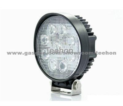 9V-60V DC 27W LED Work Light For Heavy-Duty Truck And Trailer