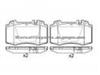 Brake Pad Set, Disc Brake For MERCEDES-BENZSL 003 420 42 20