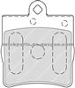 Brake Pad 002 420 74 20 SP2208 For MERCEDES BENZ