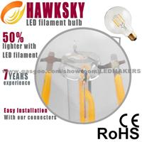 CE, RoHS Certificated The New China Led Filament Bulb Lights Supply HS-NO.19