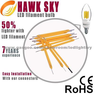 New Product CE RoHS Led Filament Bulb Factory