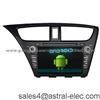 In Dash Car Gps Navigation Device For Honda Civic 2014 (Hatchback), With DVD Player