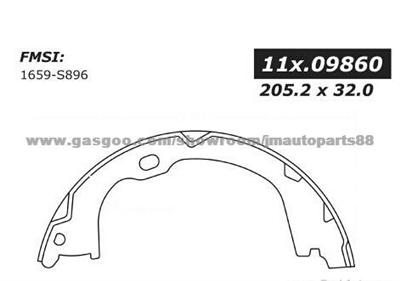 Parking Brake Shoe Part# : 11109860 For JEEP Grand Cherokee 2014 3.0L V6 DIESEL Turbo Charged