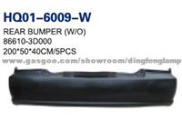 Hyundai Sonata 2003 Rear Bumper Without Groove 86610-3D000
