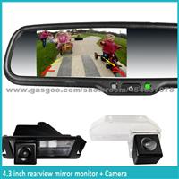 Automotive Car Gps Navigator With Rearview Mirror Special For Ford Focus 2003- 2014