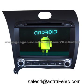 Factory Exporters In Central Car Dvd Player With Monitor Two Din Size For KIA Cerato / K3 / Forte 2013