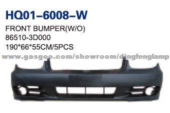 Hyundai Sonata 2003 Front Bumper Without Groove 86560-3D000