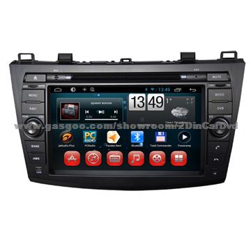 OEM Manufacturer Car Central Multimedia Navigation System In Car DVD Player Mazda 3, With Radio