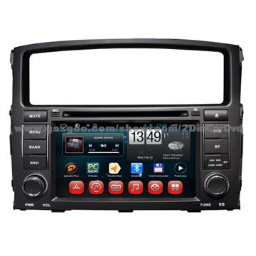 Factory Auto Central Navigation And Dvd Player For Car Android 4.2 System For Mitsubishi Pajero / Montero