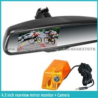 4.3 Inch Car Interior Mirror With Backup Camera System And Timely Delivery