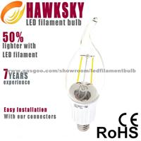 2014 Long Use 1250days Popular Model 3W-12W High Power Led Filament Bulb Supplier