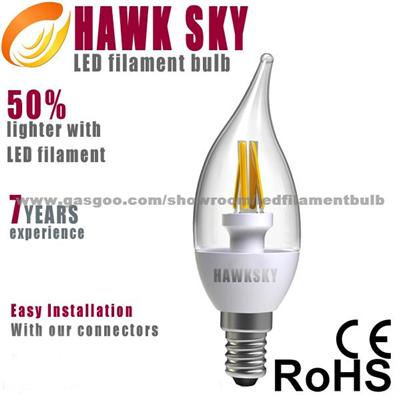 800H Cost ＄1 Warm White Led Filament Bulb