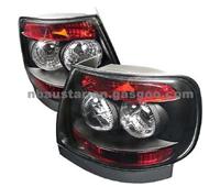 Audi A4 1996 97 98 99 2000 01 Altezza Tail Lights - Black 08-00-111-AA496-LED-RC