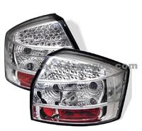 NINGBO AUSTAR Audi A4 2002 03 04 05 LED Tail Lights - Chrome 08-00-111-AA402-LED-C