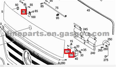 A 9737500451 ,A 9737500351 ，door hinge for benz truck