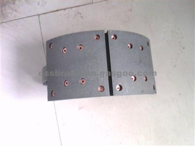 Casted Ceramic ,Less-Metallic Truck Brake Shoe For Merceds-Benz