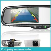 Audi, Toyota Car Rear View Mirror With Auto-Dimming And 4.3 Inch Monitor