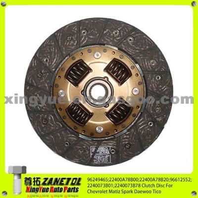 96249465 22400A78B00 22400A78B20 96612552 2240073B01 2240073B78 Clutch Disc For Chevrolet Matiz Spark Daewoo Tico