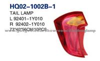 KIA Picanto Eurostar Morning 2012 TAILlight TAIL Lamp (92402-1Y310 92401-1Y310)